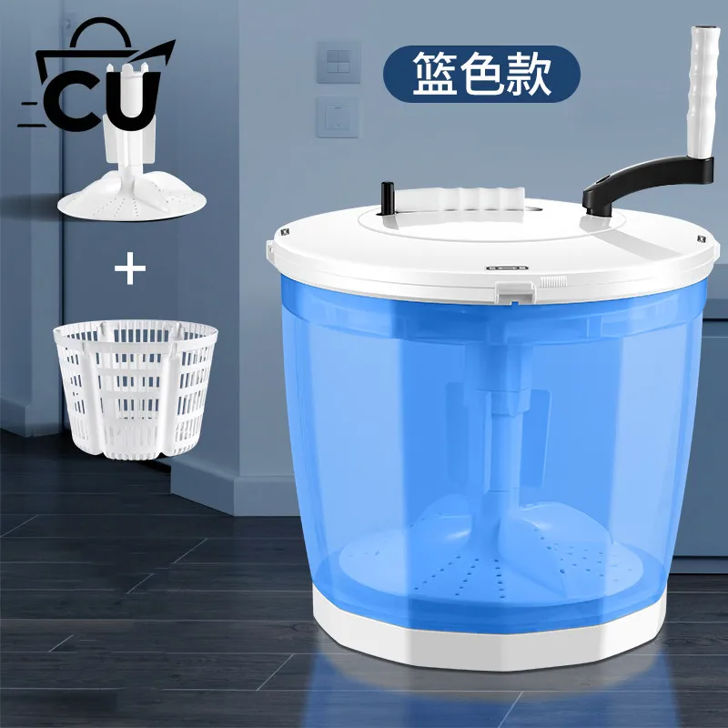 for Free hand crank manual washing machine shoe washing machine vegetable and fruit dryer pet supplies cleaning machine