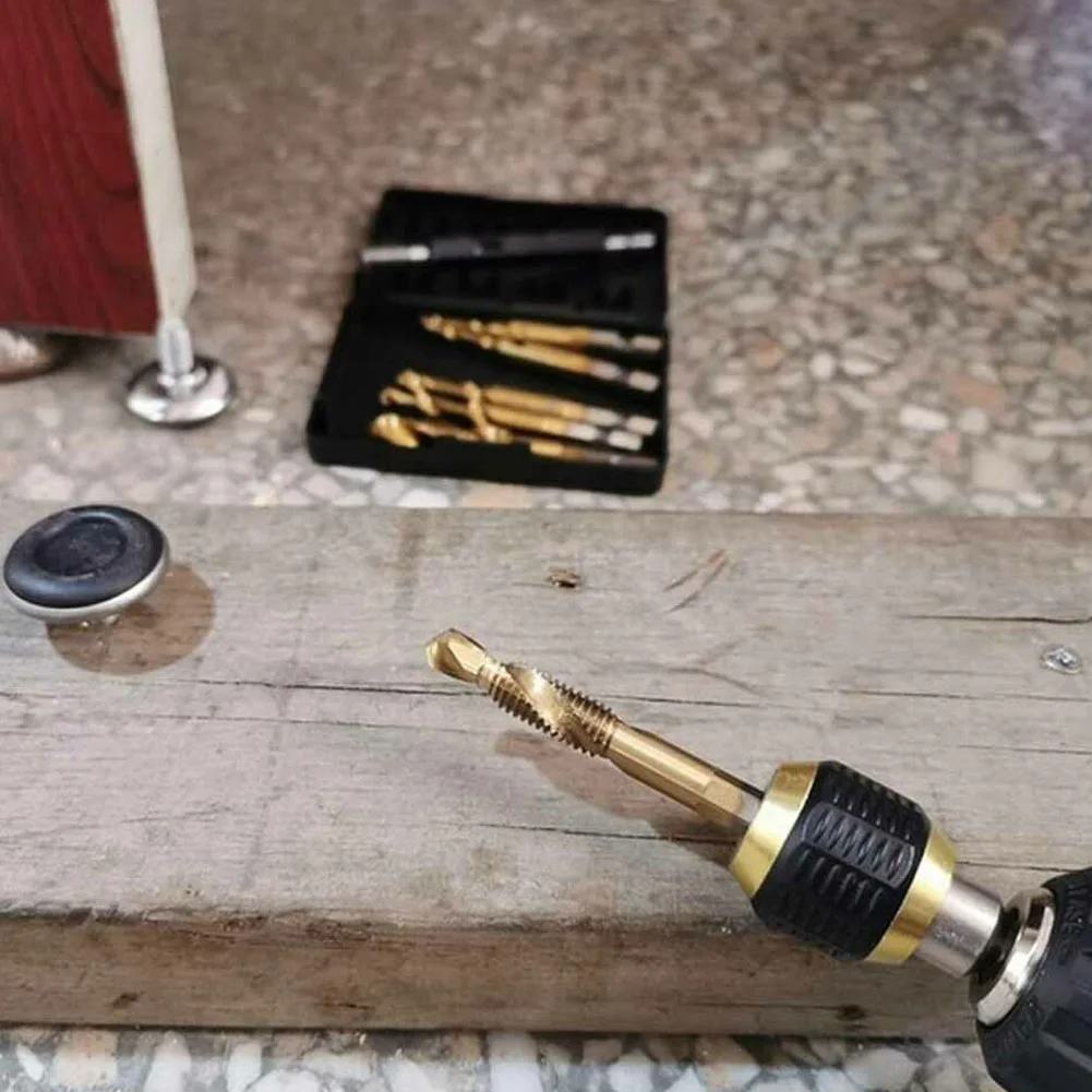 Carbon Steel Drill Bit Converter Quick Change Adapter 6.35 Mm 1 4 Inch Quick Coupling Drill Bit Hexagonal Handle