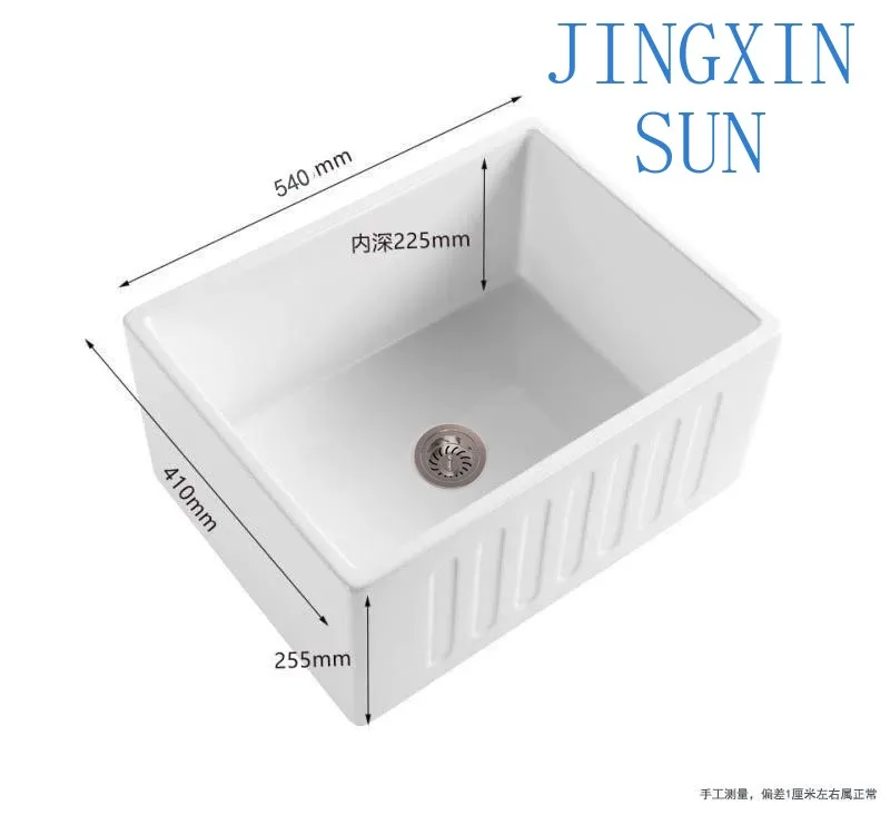 Ceramic large vegetable basin Single Double   Sink 21 inches 27  33   Large vegetable , Dishwashing basin