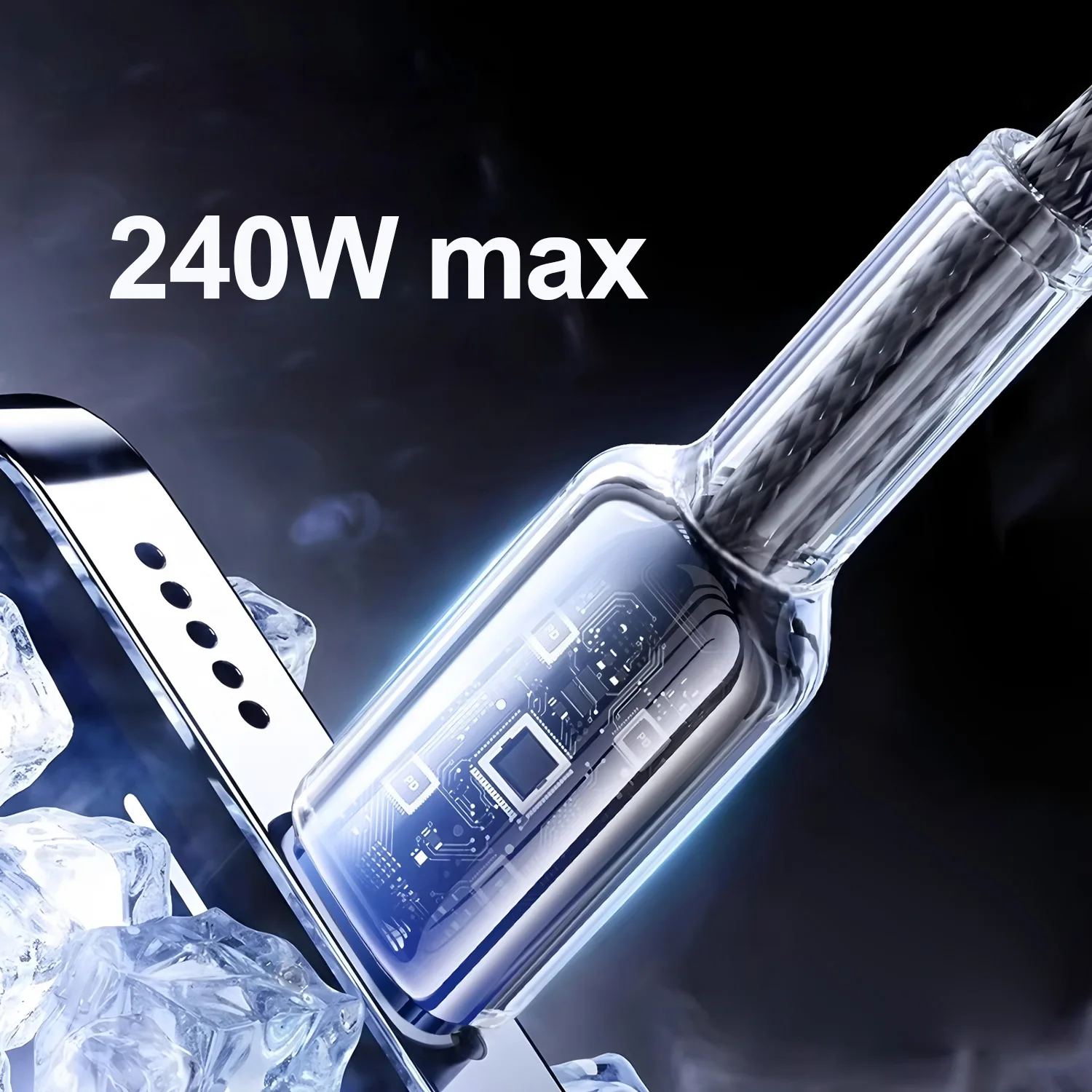 1/2 قطعة 3 في 1 240 واط USB نوع C كابل آيفون 14 برو ماكس 3 في 1 USB كابل شحن كابل مايكرو لسامسونج شاومي هواوي