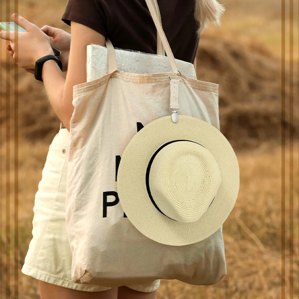 

2Pcs Hat Clip Travel Shawl Sweater Clips Cardigan Accessories Durable Portable Hat Clip Sweater Clips Cardigan Clasp