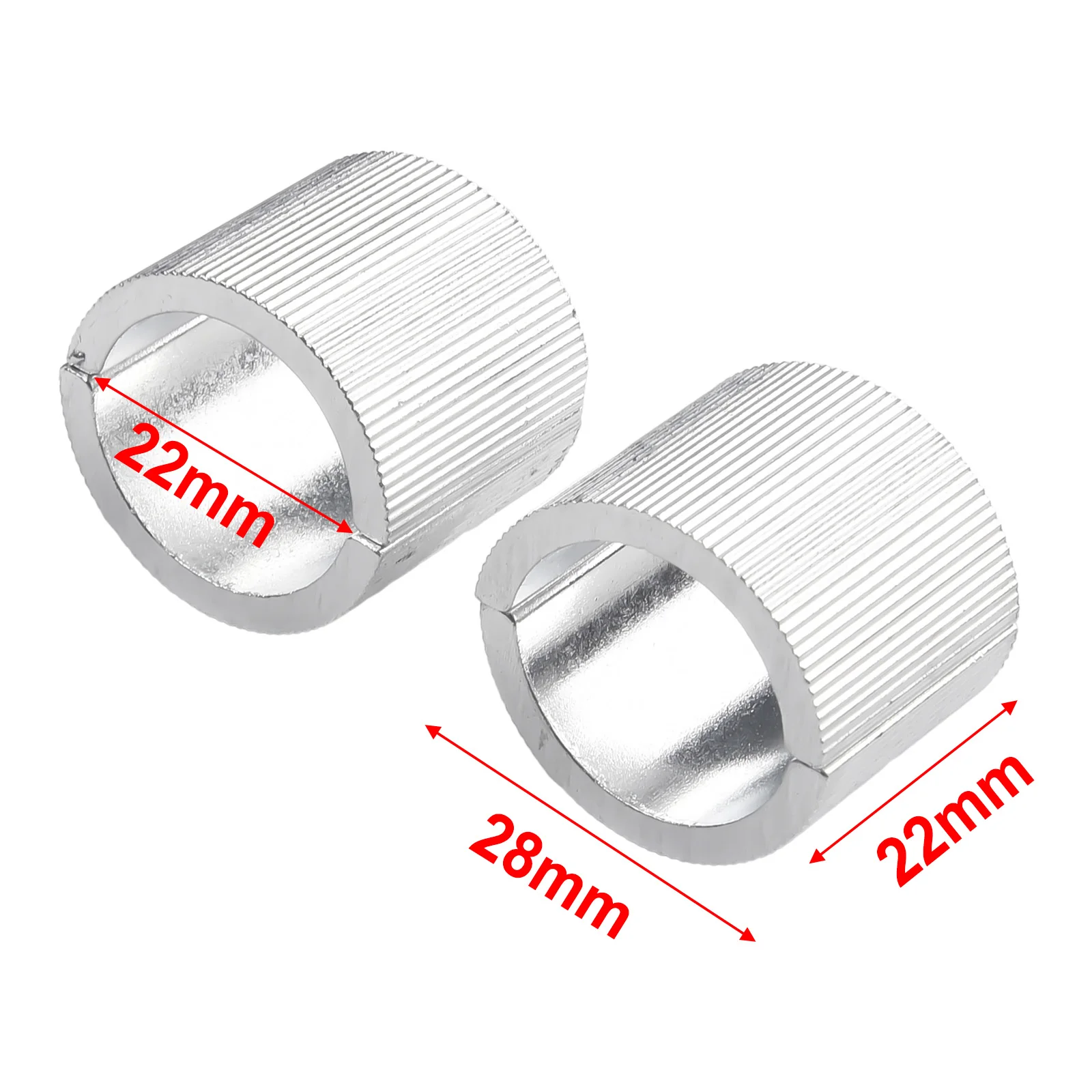 Motorcycle Spacers 22mm/7/8 Inch To 28mm/1-1/8inch Drag Handlebar Riser Clamp Conversion Shims Reducer Shells Spacer