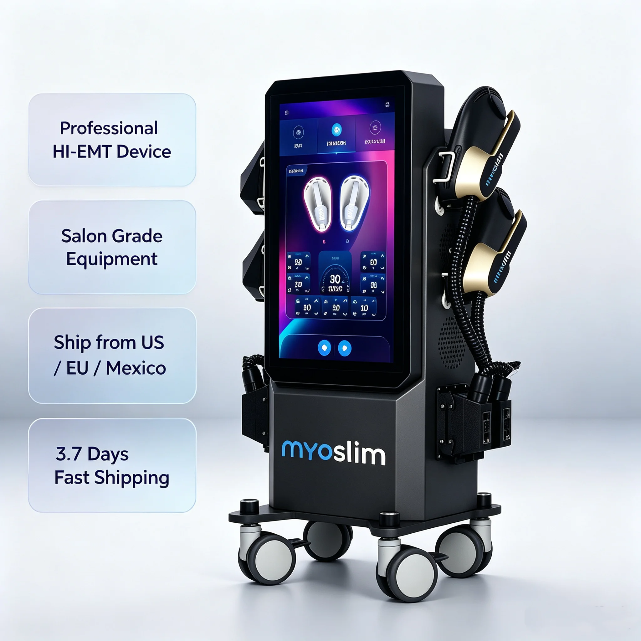 MYOslim EMSZERO PRO 6500W NEO EMS EMT RF Body Sculpting Machine Nova Shaping Instrument Pelvic Muscle Training Clinic Device