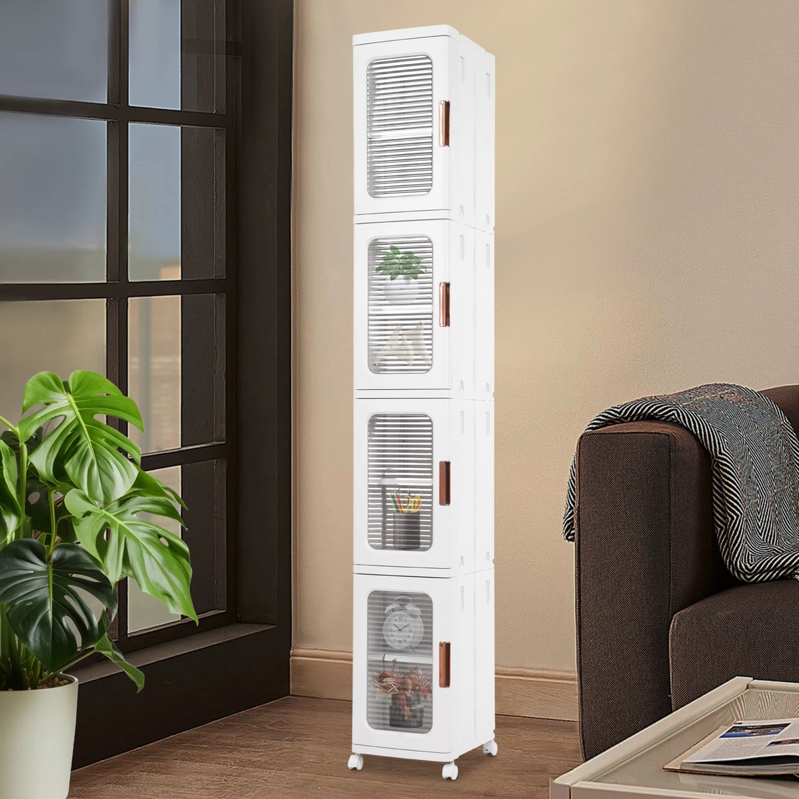 

No installation storage cabinets Storage cabinets Household arrangement baby children clothes toys storage cabinets plastic snac