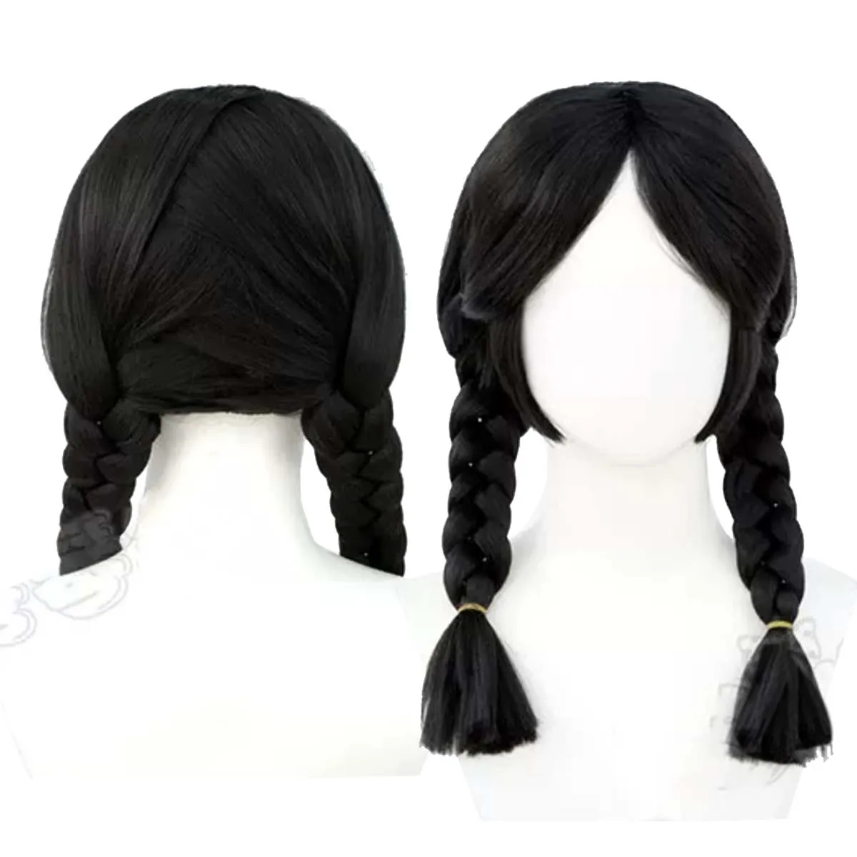 Women Game Identity V Cosplay Toy Merchant Anne Lester Double Braided Blonde Black Brown Heat Resistant Synthetic Hair Wig