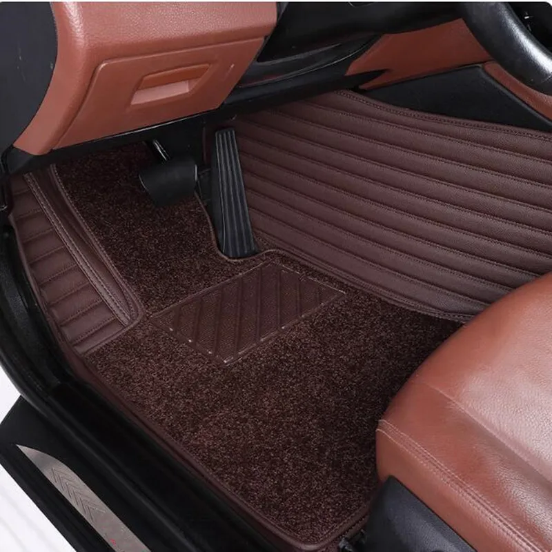 Custom full set car floor mats for Mercedes Benz GLS 63 AMG X167 2025-2020 6 7 seats 3 rows double layers carpets for GLS63 2024