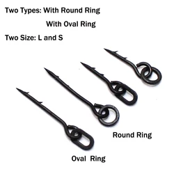 20PCS Carp Fishing Accessories Pop Up Bait Screw Swivel For Fishing Hook Boilies Bait Casting Ronnie Carp Rigs Tackle Equipment