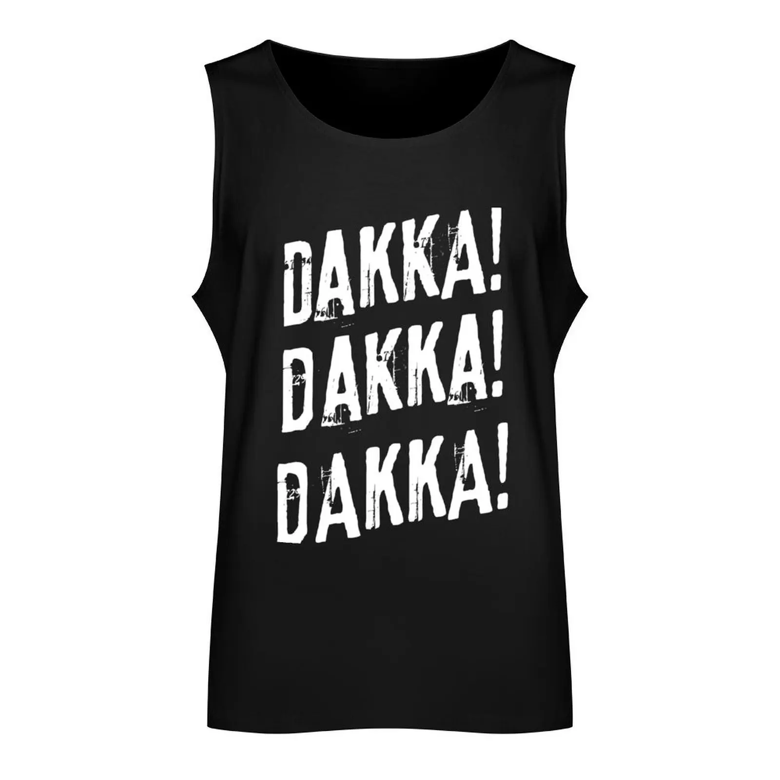 Orks Dakka Dakka Dakka Quotes Tank Top basketball clothing Male clothes tops gym shirt men