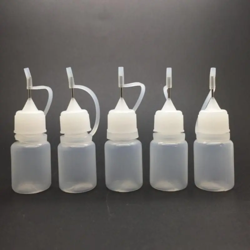 10Ml 30Ml Plastic Knijpbare Tip Applicator Fles Hervulbare Druppelaar Flessen Met Naaldtip Doppen Voor Lijm Diy