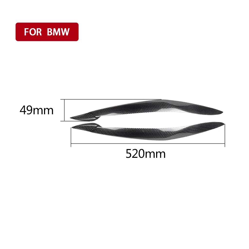 FOR BMW X5 X6 E70 F15 F16 2010-2018 Auto Body Kits 2pcs Front Headlamp Stickers Trim Cover Car Headlight Eyebrow Eyelids