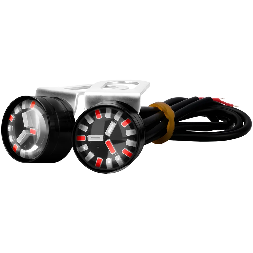 12V Motorcycle LED Strobe Light with Waterproof Design and Multiple Flash Patterns to Improve Vehicle Recognition in Low Light