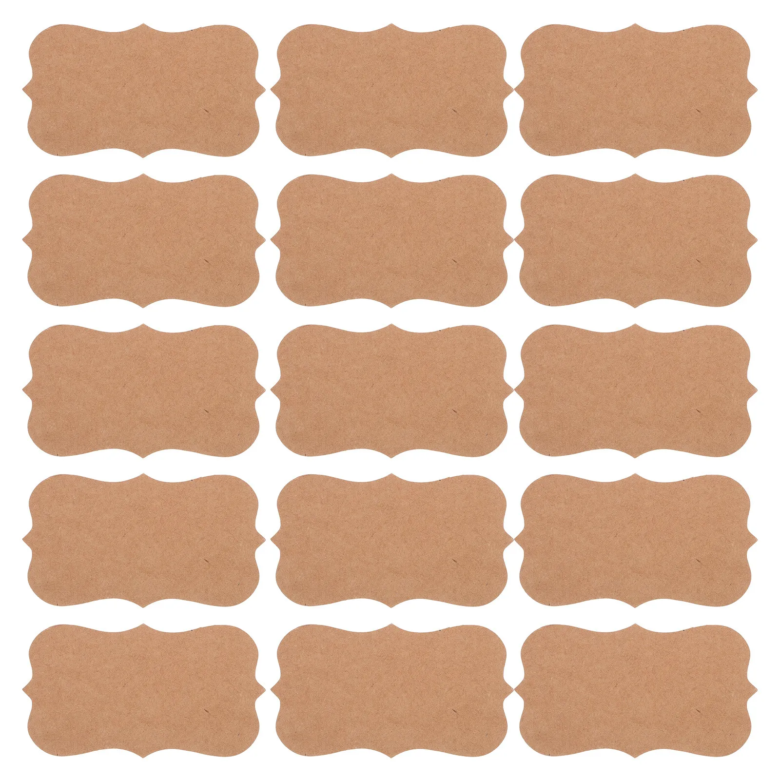 100 pcs Kraft Paper Business Cards – Blank, Tear-Resistant Mini Index Cards for Notes, Recipes & Study