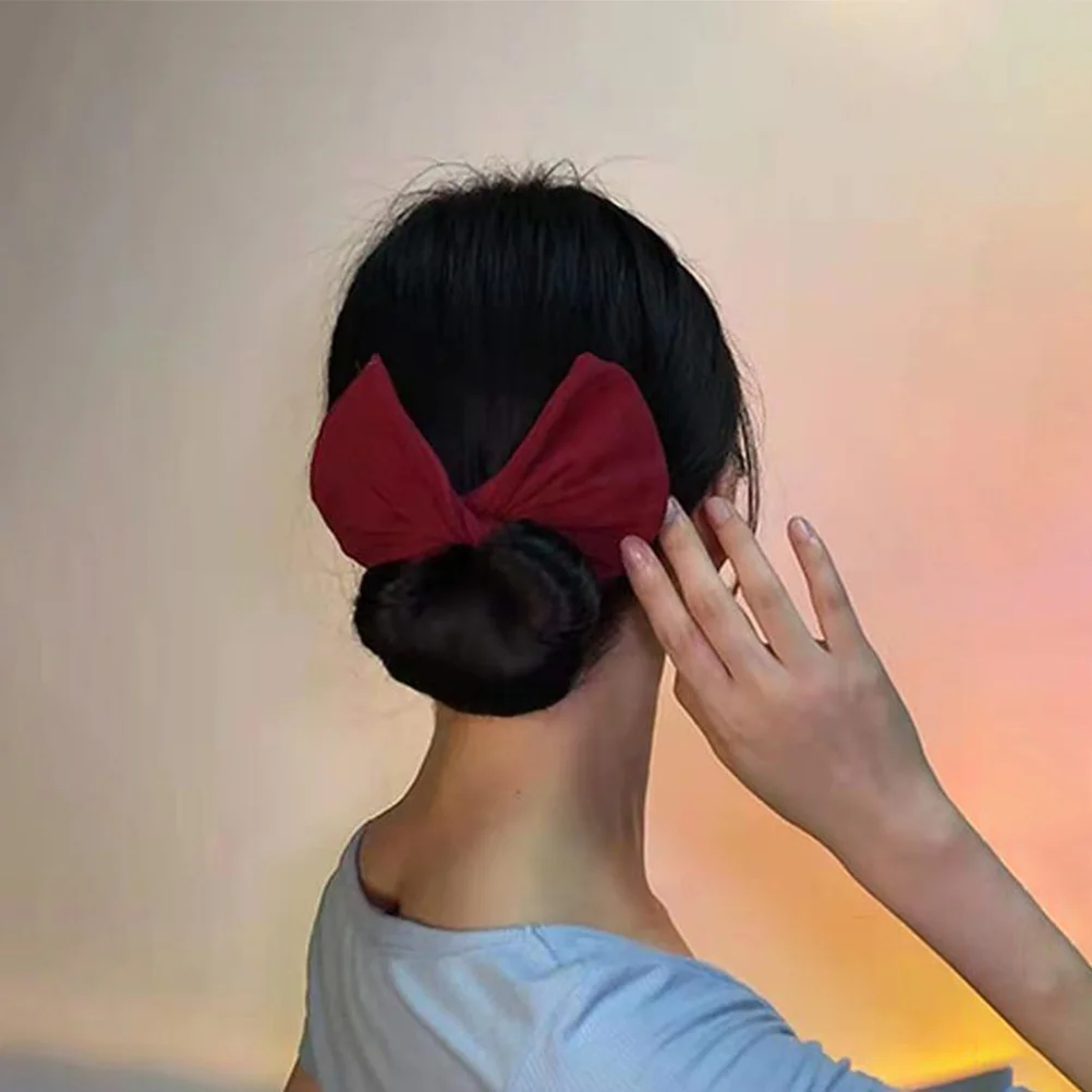 

5pcs Rotating Hair Bun Maker Twist Donut Shaper For Women Fast Styling Tool Yoga Travel Festival Beach Party Bun Curler Hair