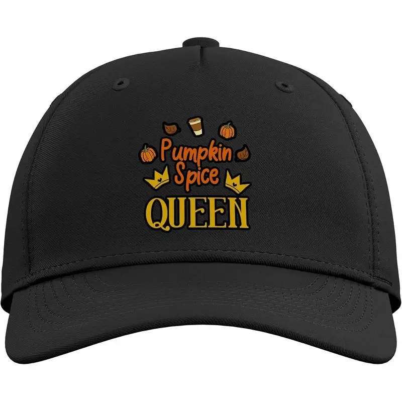 Pumpkin Spice Queen Coffee Thanksgiving Fall Autumn Women Adjustable Baseball Hat