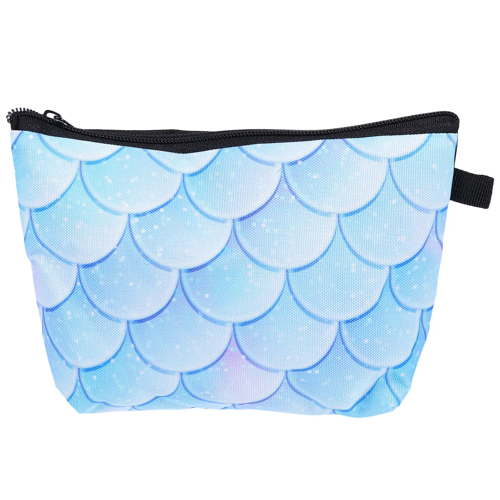 Bag Makeup Storage Bag Large Capacity Mermaid Scale Pattern Travel Makeup Tool Pouch Portable Easy Clean