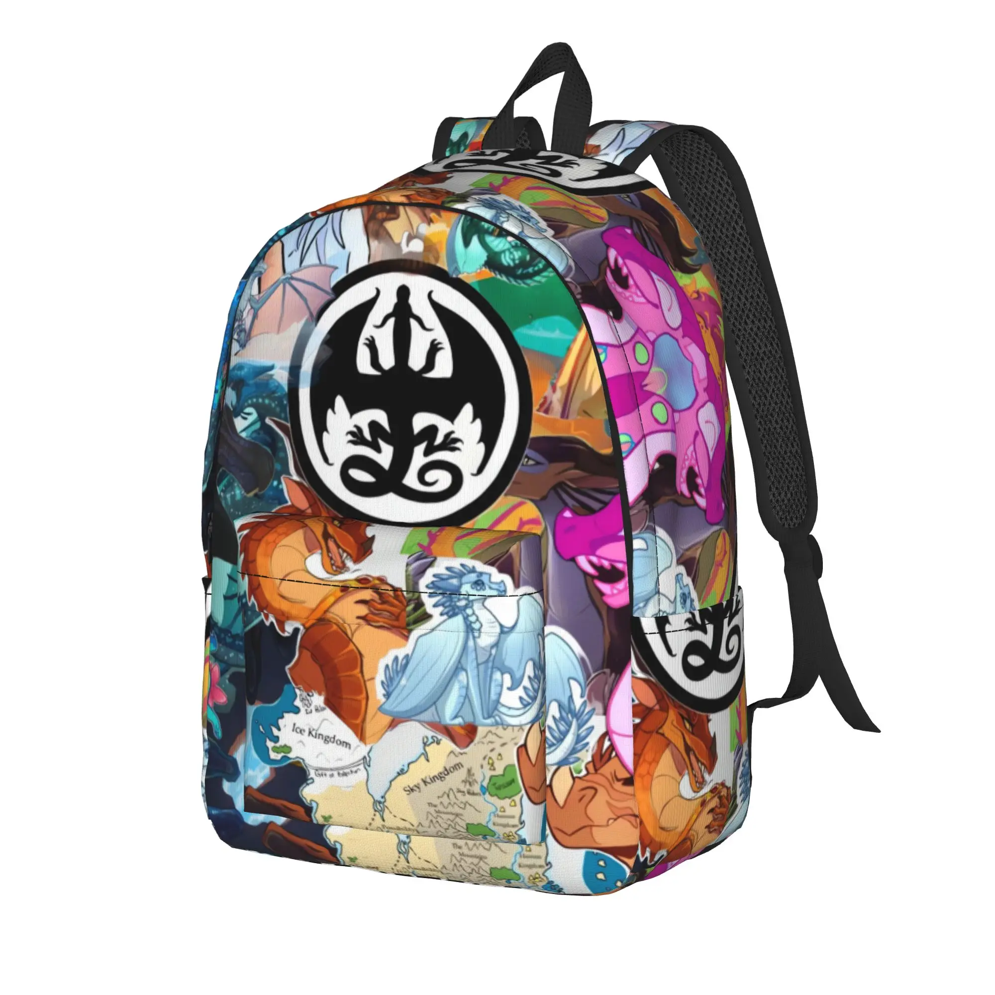 Wings of Fire Backpack  Hiking Backpacks Women Colorful Pattern High School Bags Elegant Rucksack
