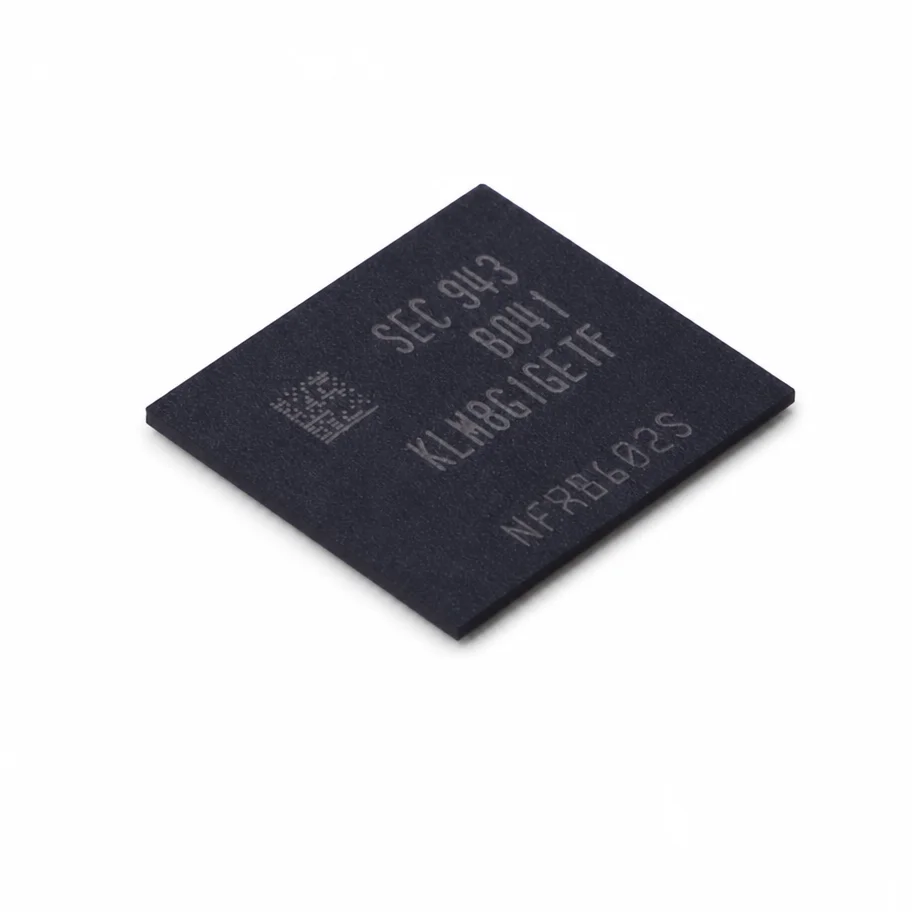 1Pcs New original KLM8G1GETF-B041 FBGA-153 eMMC 5.1 8GB 330MB 50MB ECC