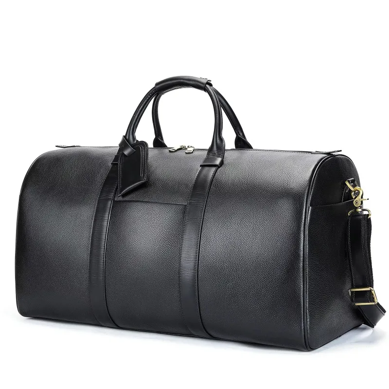 New Leather Duffel Bag Designer Handbag Well-known Brand Handbag Women's Luxury Duffel Bag Travel Bag