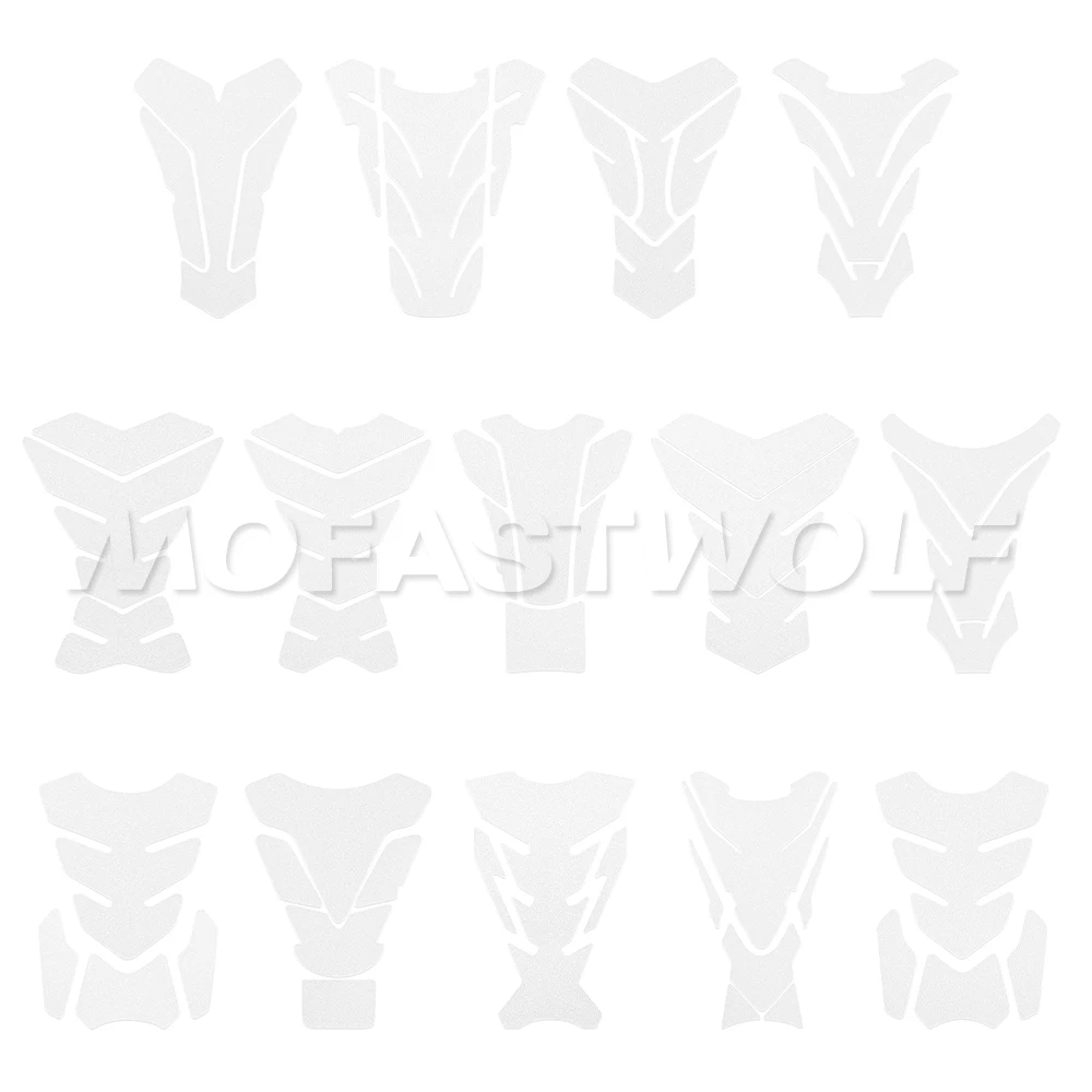 Universal Motorcycle Tank Pad Protector Frosted sticker anti slip Transparent For Yamaha Honda Kawasaki Ktm Bmw Ducati Suzuki