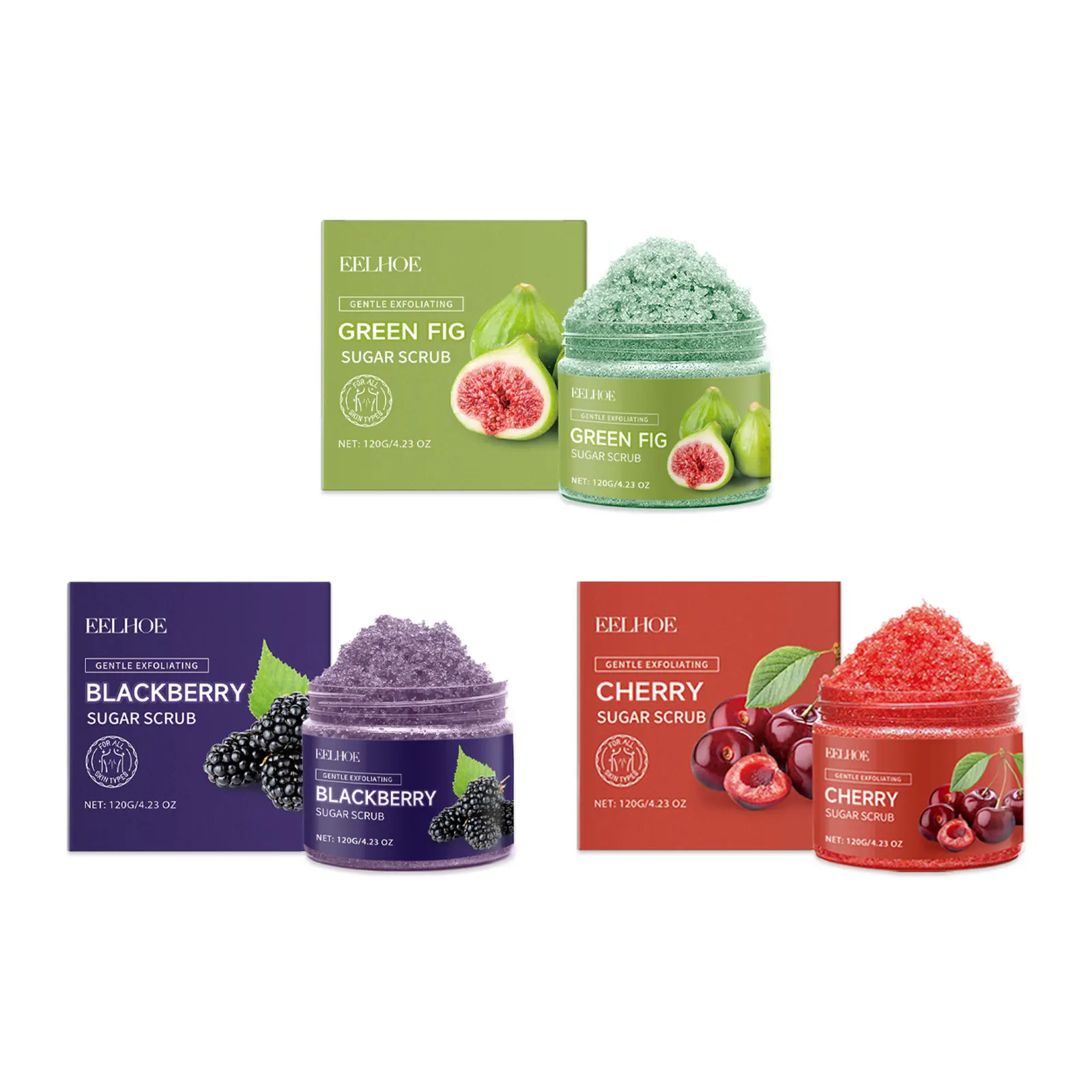 Fruity Body Scrub Gentle Exfoliating Body Wash Remove Dead Skin Brightening Remove Dark Skin Nourish Deep Cleansing Shower Scrub