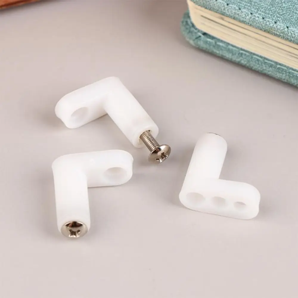 Wear Resistant PCB Mounting Brackets Plastic Anti Vibration Motherboard Standoffs with Screws L Type Bracket
