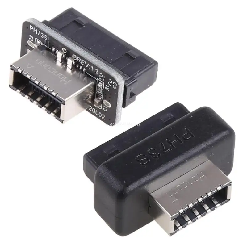 USB (3.1 Gen 2) 19 Pin Header to USB 3.1 Type-E Type-C 20 Pin A-Key Header Dropship