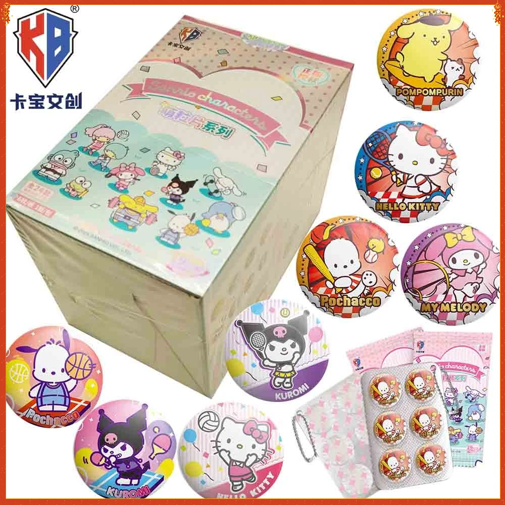 

Kabao Original Sanrio Collection Badge Anime Famous Peripheral Cute Cartoon Characters Exquisite Brooches Children Toys Gifts