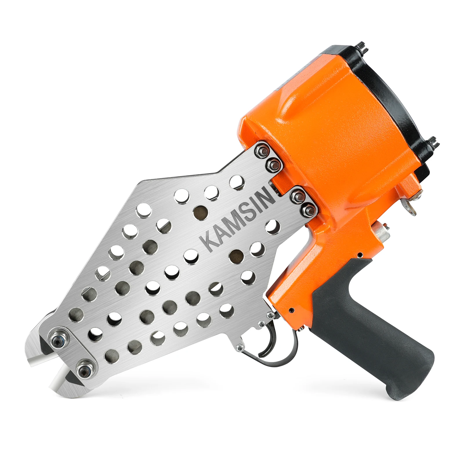 

KAMSIN KC8D Heavy-Duty Alloy Steel Pneumatic Cutting Nipper, 5-9mm Diameter Wire Cutting, Air Power Wire Shear Cutting Wire Tool