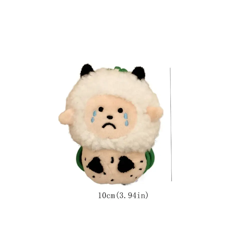 Stuffed Animal Tears Sheep Plush Pendant Bag Charm Cartoon Tears Sheep Doll Keychain 10cm Kawaii Sheep Doll Bag Pendant Kids Toy