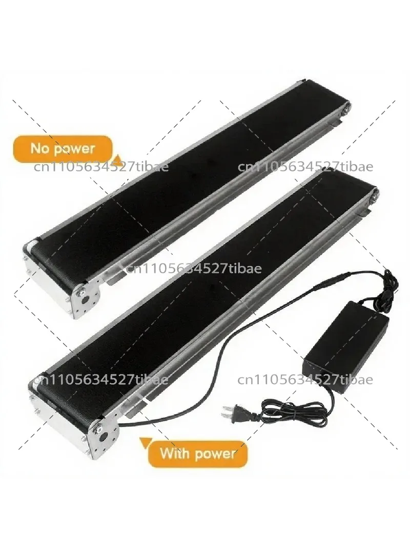 24V Automatic Conveyor Belt Stainless Steel Track Cargo Lane 460mm 552mm 600mm Mini PU Belt Vending Machine Parts