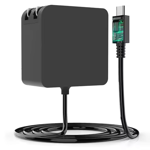 Fast Charger for Steam Deck, 45W Power Supply PD Protocol 20V/3A AC Adapter Type-C Charging Cable for Steam Deck/Switch Console