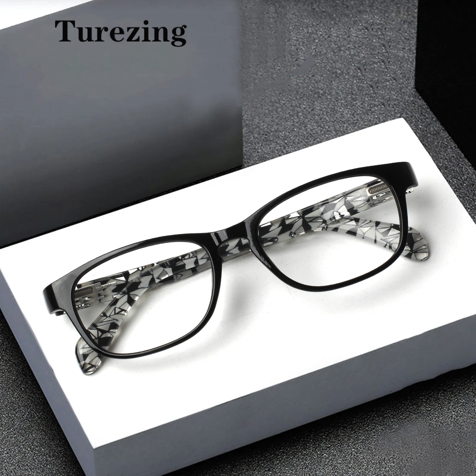 

TUREZING Reading Glasses for Women 2023 New Fashion Rectangular Frame HD Lenses High Quality Prescription Glasses for Men 0-+6.0