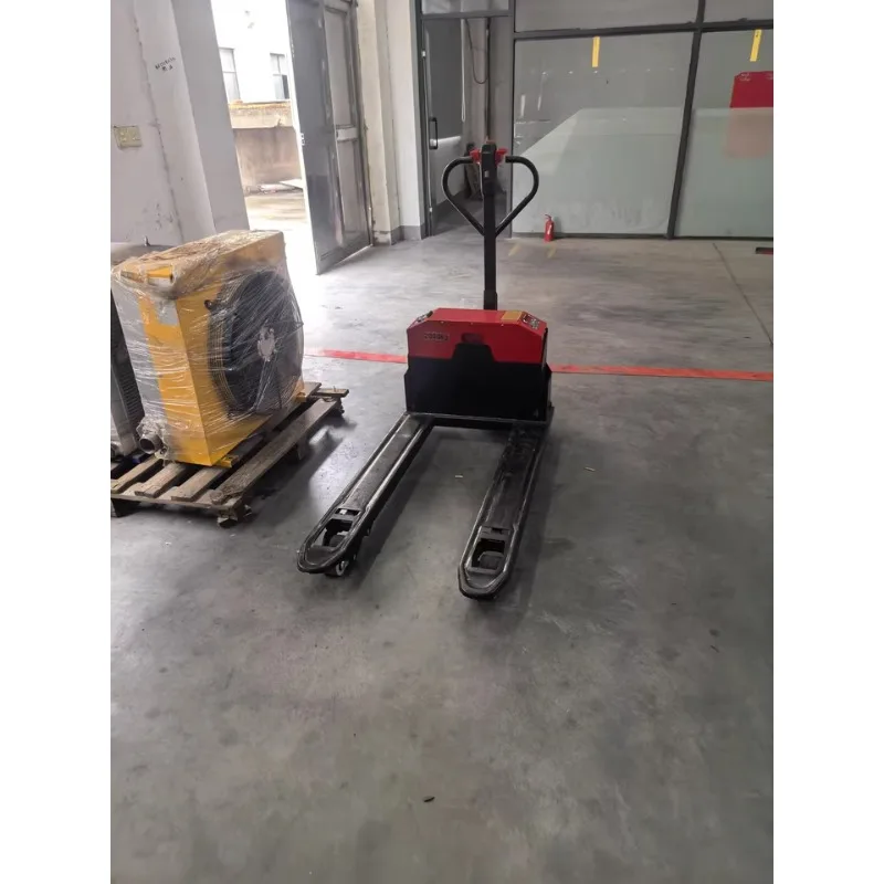 شاحنات البليت الهيدروليكية الكهربائية عربات يدوية يدوية مع طاقة بطارية مدمجة لتعامل مع المواد الصناعية والخدمات اللوجستية