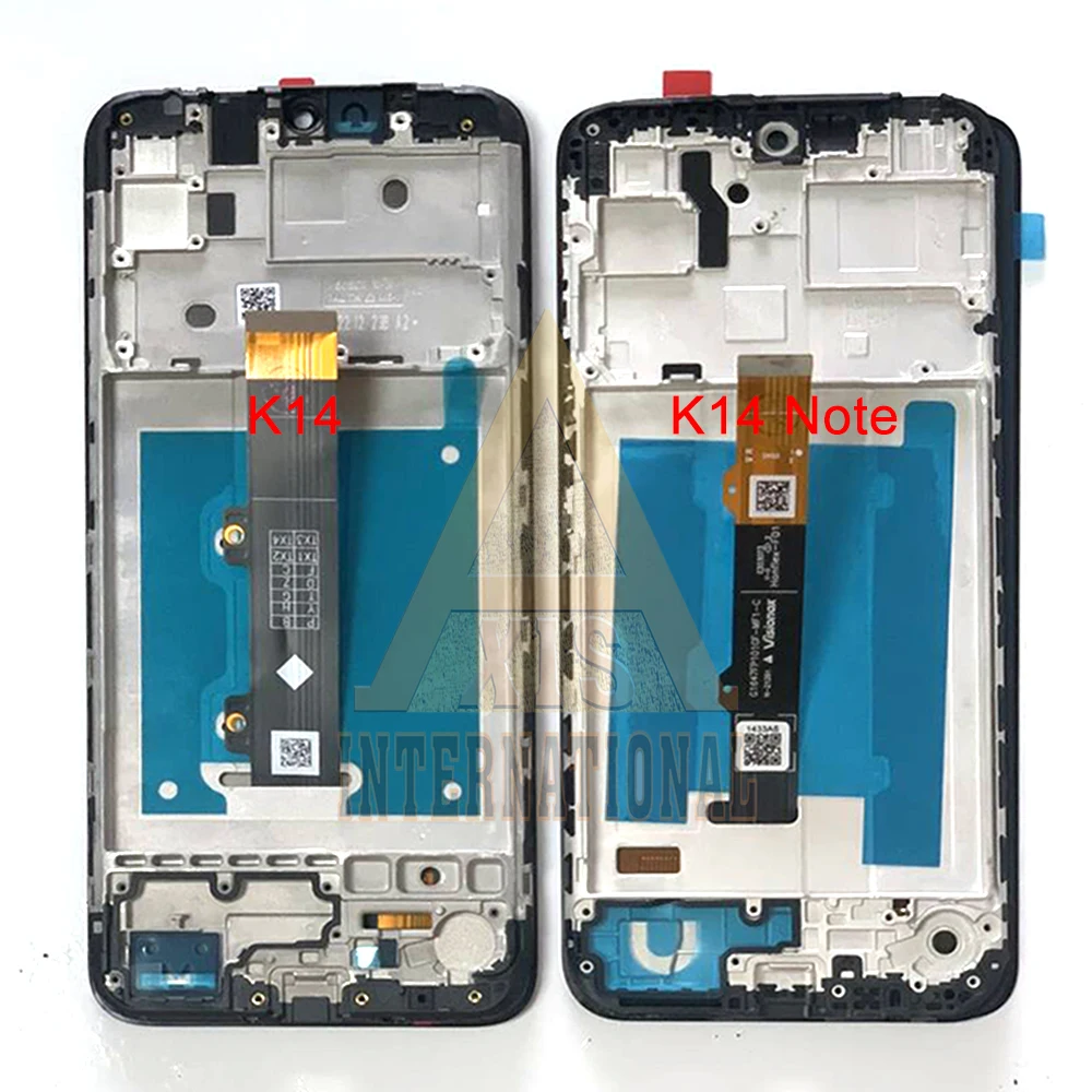 Original For Lenovo K14 LCD K14 Plus Display K14 Note Screen Touch Screen Panel Digitizer For Lenovo K15 Plus LCD K15 Frame