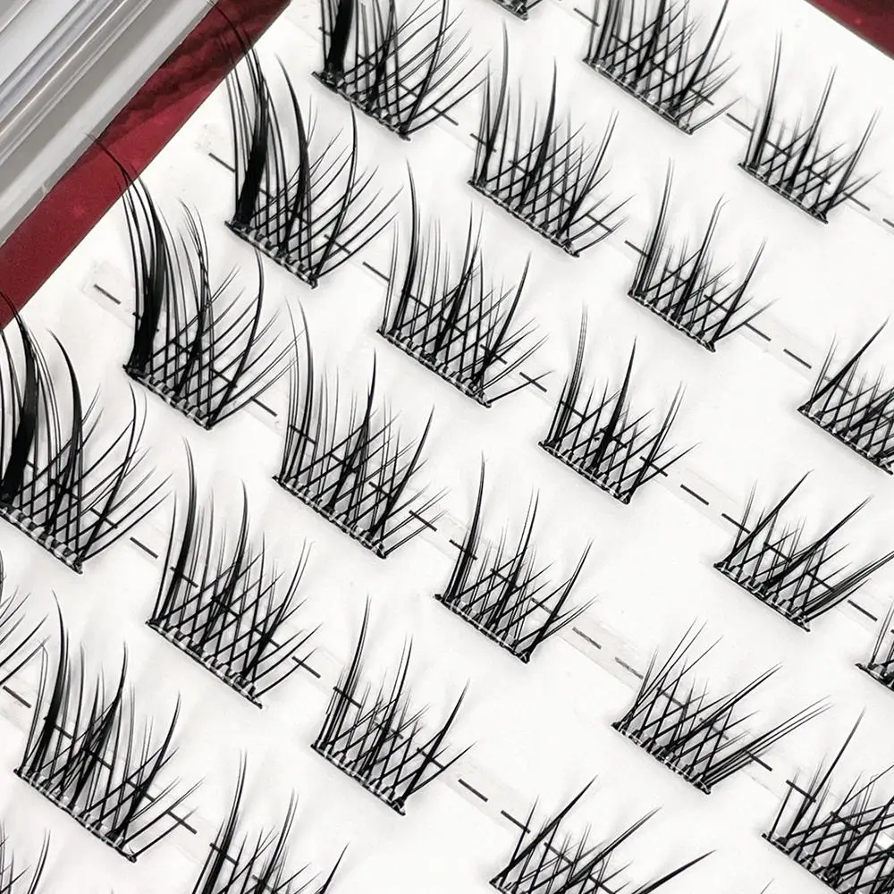 Self-Adhesive Glue-Free Lash Clusters Reusable No Removal Required DIY Lash Extensions Manga Individual Lashes DIY at Home