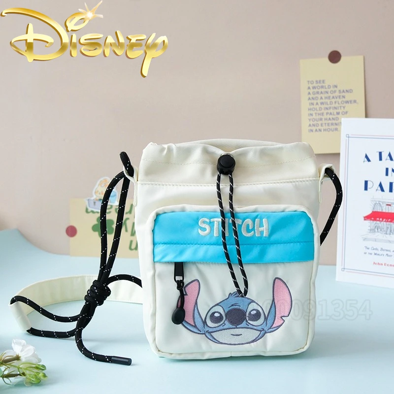 

Disney Stitch New Women's Shoulder Bag Luxury Brand Original Fashion Women's Shoulder Bag Embroidered Cartoon Mini Women's Bag