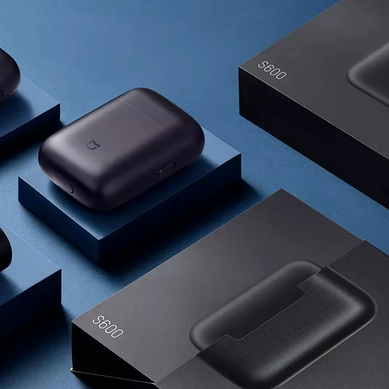 ใหม่เครื่องโกนหนวดไฟฟ้า Xiaomi Mijia S600เครื่องโกนหนวดขนาดเล็กแบบพกพาสำหรับผู้ชายเครื่องโกนหนวดแบบไร้แปรงมอเตอร์หัวตัดเซรามิกแท้พร้อมเคสหนัง