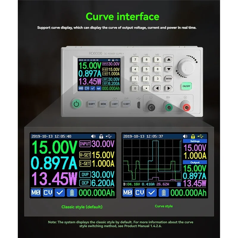 A98Z RD6006W التحكم الرقمي إمدادات الطاقة محول فرق الجهد 60 فولت 6A تيار مستمر الجهد التنحي إمدادات الطاقة وحدة تنظيمية