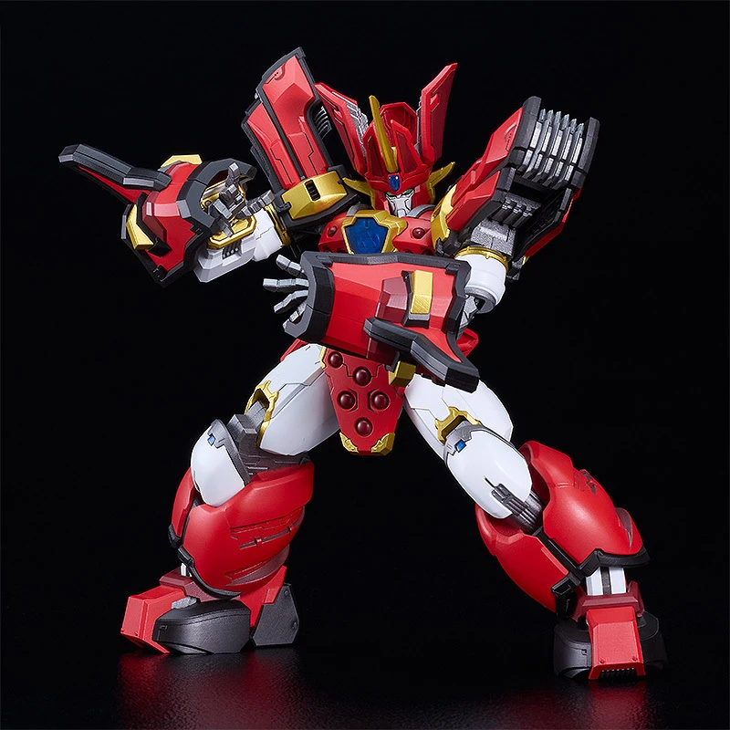 Original Goodsmile Company MODEROID King’s Style Lightbringer Earth Hidden Warrior Assembly Figure Collectible Ornament For Kids