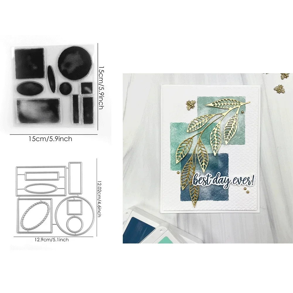 

Plentiful Plants Stamp and Cutting Dies Set For DIY Scrapbooking Decoration Paper Craft Album Card Making