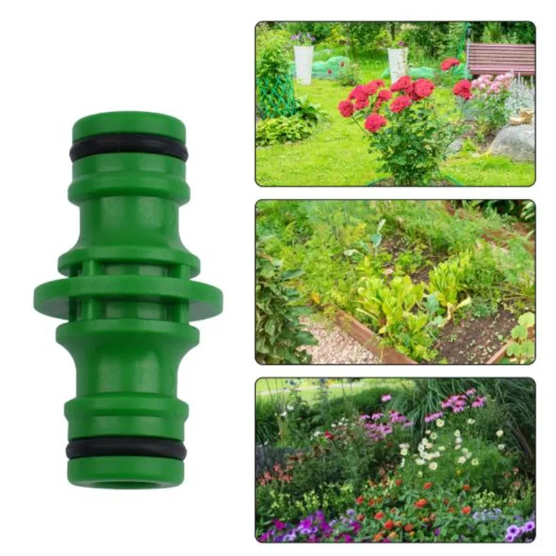2-10pcs Garden Watering Hose ABS Quick Connector 1/2” End Double Male Hose Coupling Joint Adapter Extender For Hose Pipe Tube