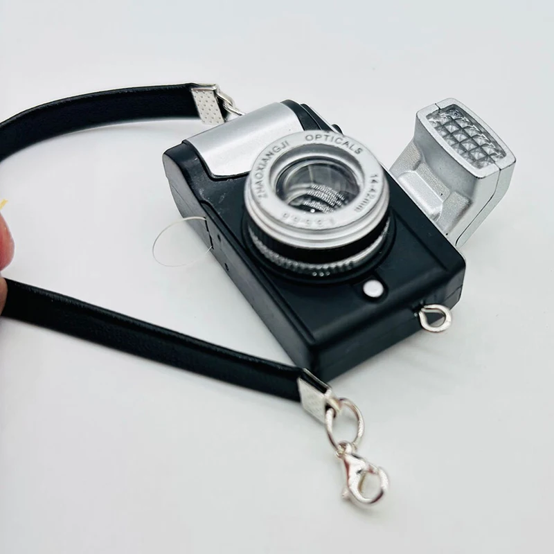 Accessoire de maison de poupées, décoration de maison pour maison de poupée, modèle d'appareil photo numérique SLR Miniature, 1 pièce