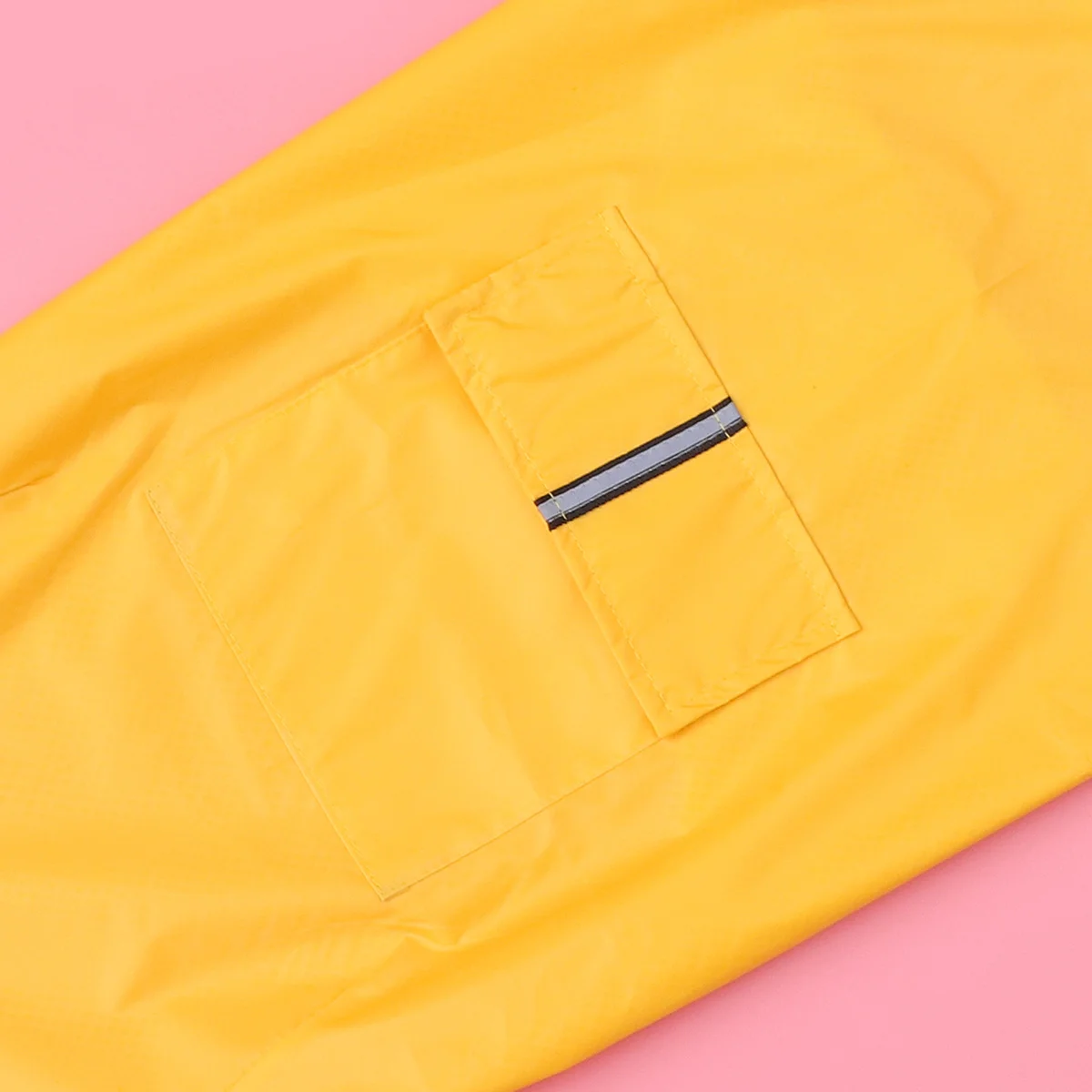 كلب مقنعين معطف واق من المطر مقاوم للماء النايلون عاكس جرو المعطف الأصفر 5xl سترة المطر في الهواء الطلق تنفس ملابس ضد المطر