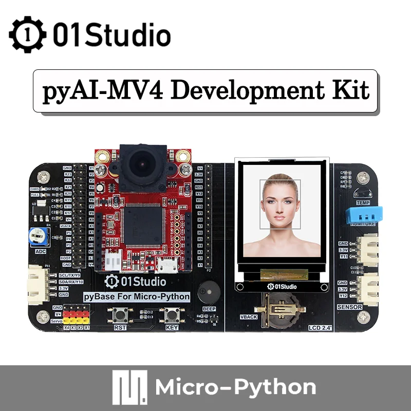 

01Studio pyAI- MV4 Development Board Camera Module Compatible 4 H7 AI Artificial Intelligence Micropython