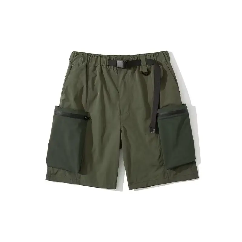 

Outdoor Workwear orts Men's Loose Straight Leg Casual Zipper ket Mountain Series Youthful Energy Sle Ox Fabric