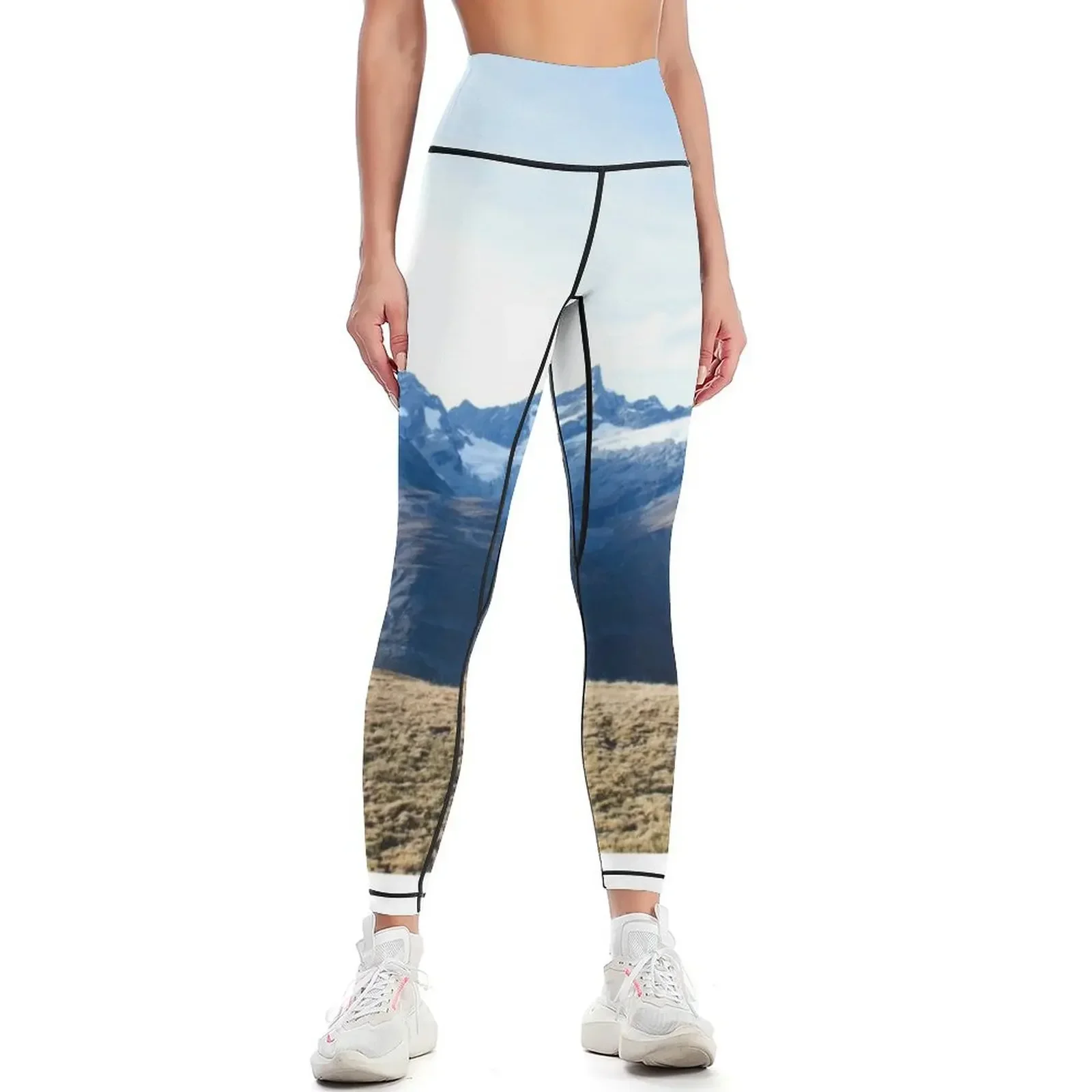 

Zermatt Landscape Leggings gym pants Women's fitness legging gym sport set Womens Leggings
