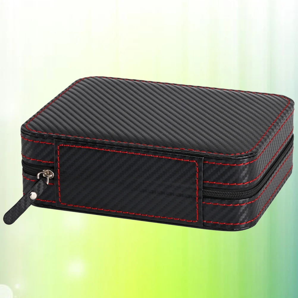 

Luxury Pu Watch Display Box Organizer Travel Jewelry Storage Case For Business Personal Use Dustproof Upgraded