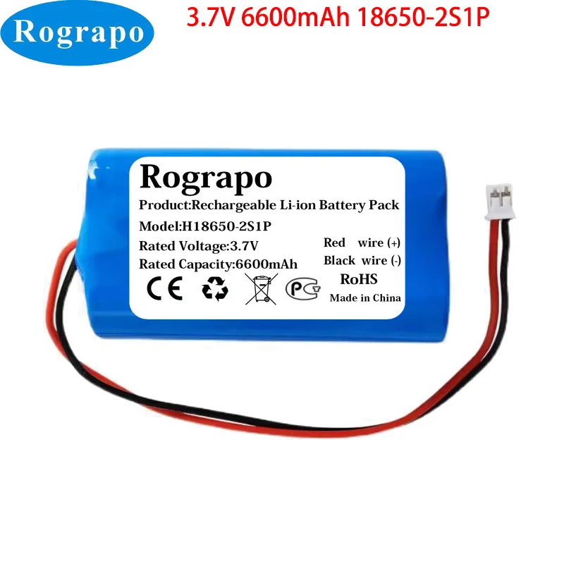 Nowy 3.7V 6600mAh Xdobo X8 60w głośnik Bluetooth 18650 akumulator litowo-jonowy