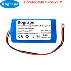 Nowy 3.7V 6600mAh Xdobo X8 60w głośnik Bluetooth 18650 akumulator litowo-jonowy