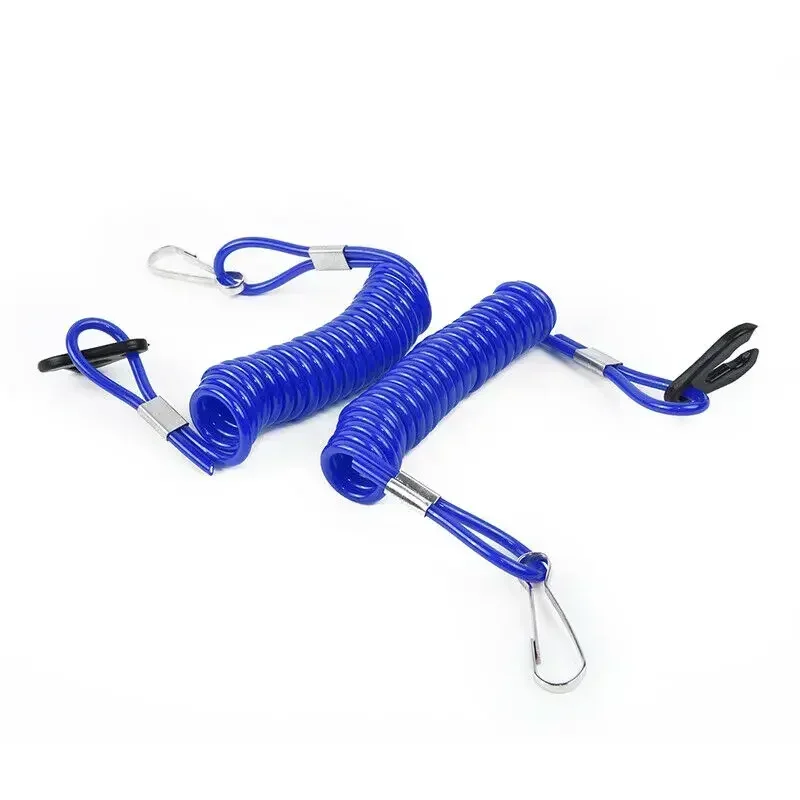 Carhome Jet Ski/Outboard Kill Switch – TPU+PVC Stop Lanyard with Key, Essential Marine Tool Accessory